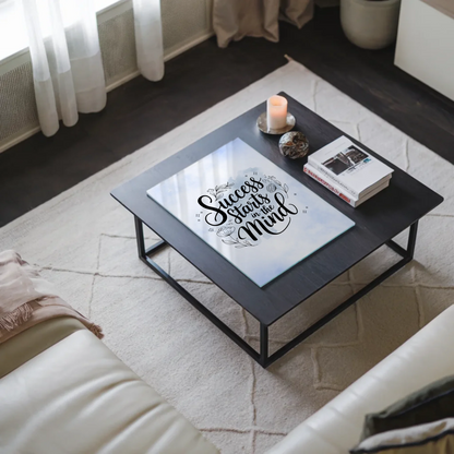Acrylglas Bild Success Starts in the Mind Geschenk