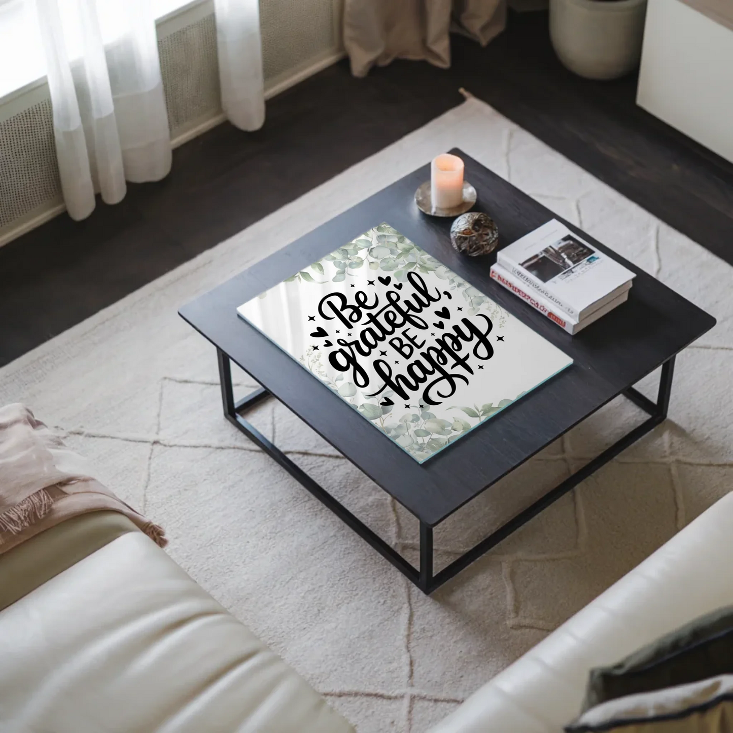 Wandbild Auf Acrylglas Be Grateful Be Happy Geschenk
