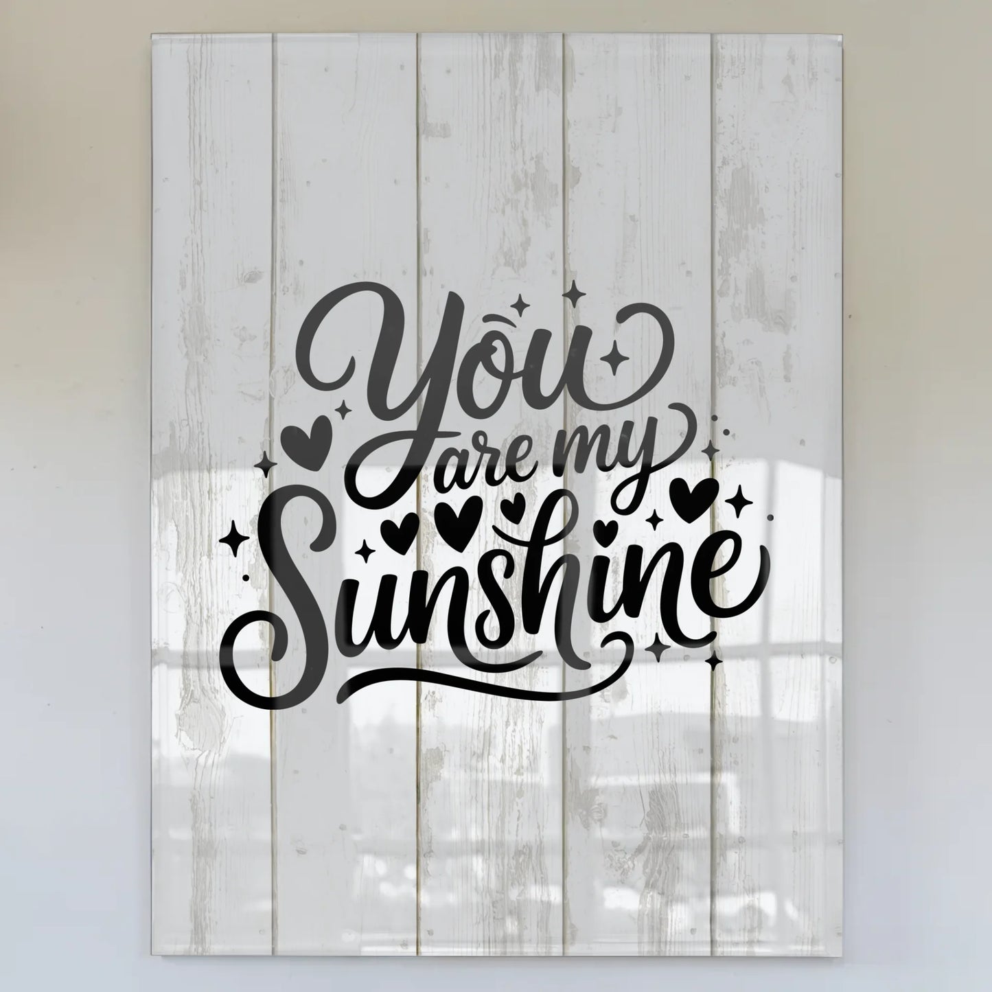 Acrylglas Mit Foto You Are My Sunshine Geschenkidee