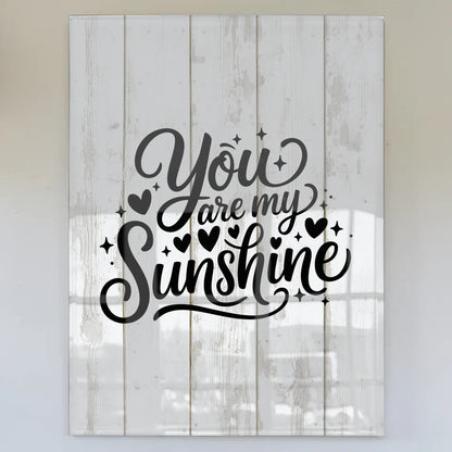 Acrylglas Mit Foto You Are My Sunshine Geschenkidee