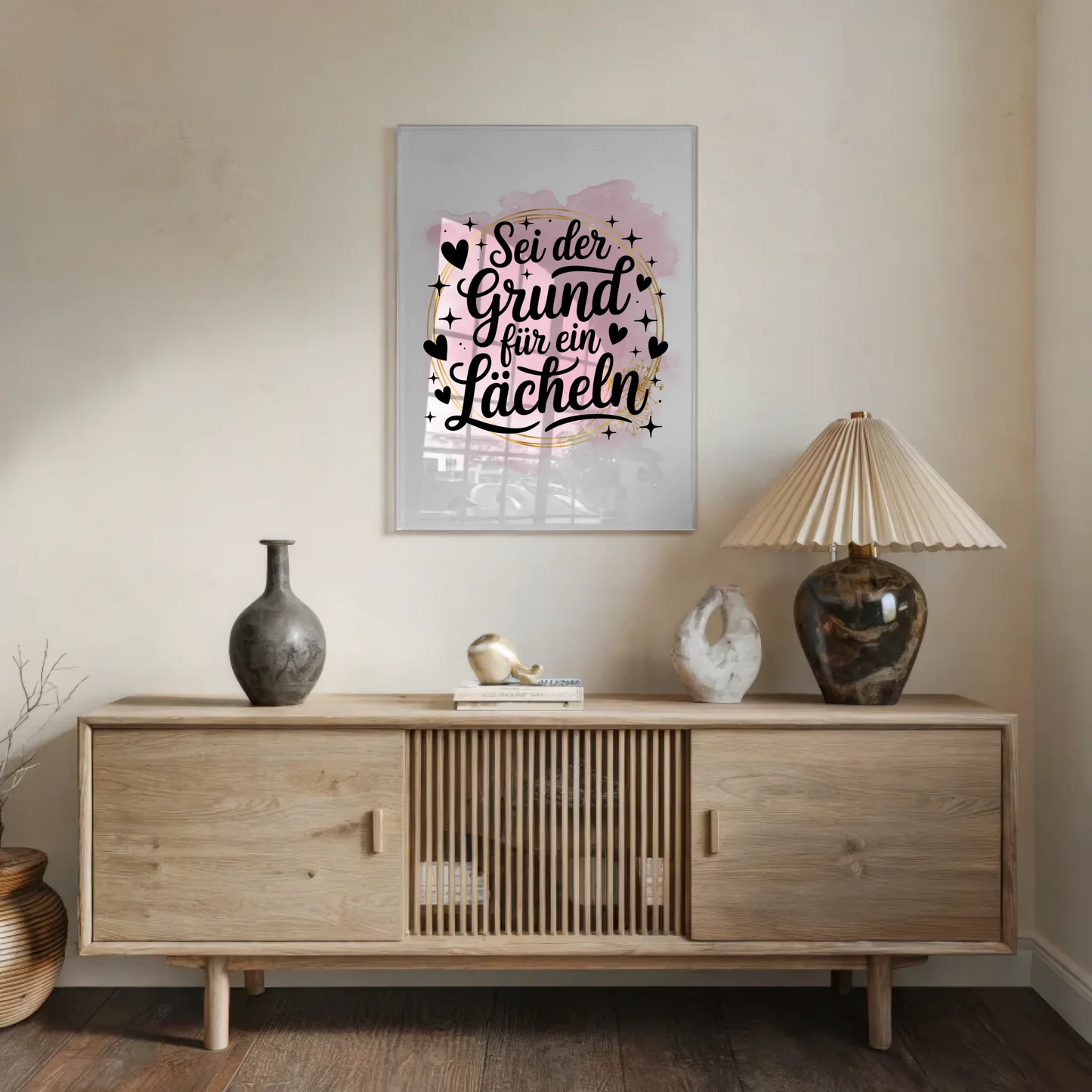 Foto Mit Acrylglas Sei der Grund für ein Lächeln