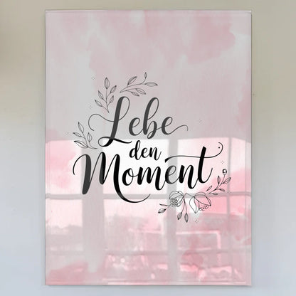 Acrylglas Mit Foto - Lebe den Moment Geschenkideen