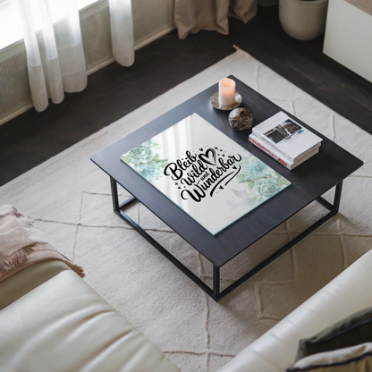 Wandbild Auf Acrylglas Bleib Wild und Wunderbar Geschenk