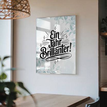 Bild Aus Acrylglas Ein Jahr Brillanter Geschenkideen