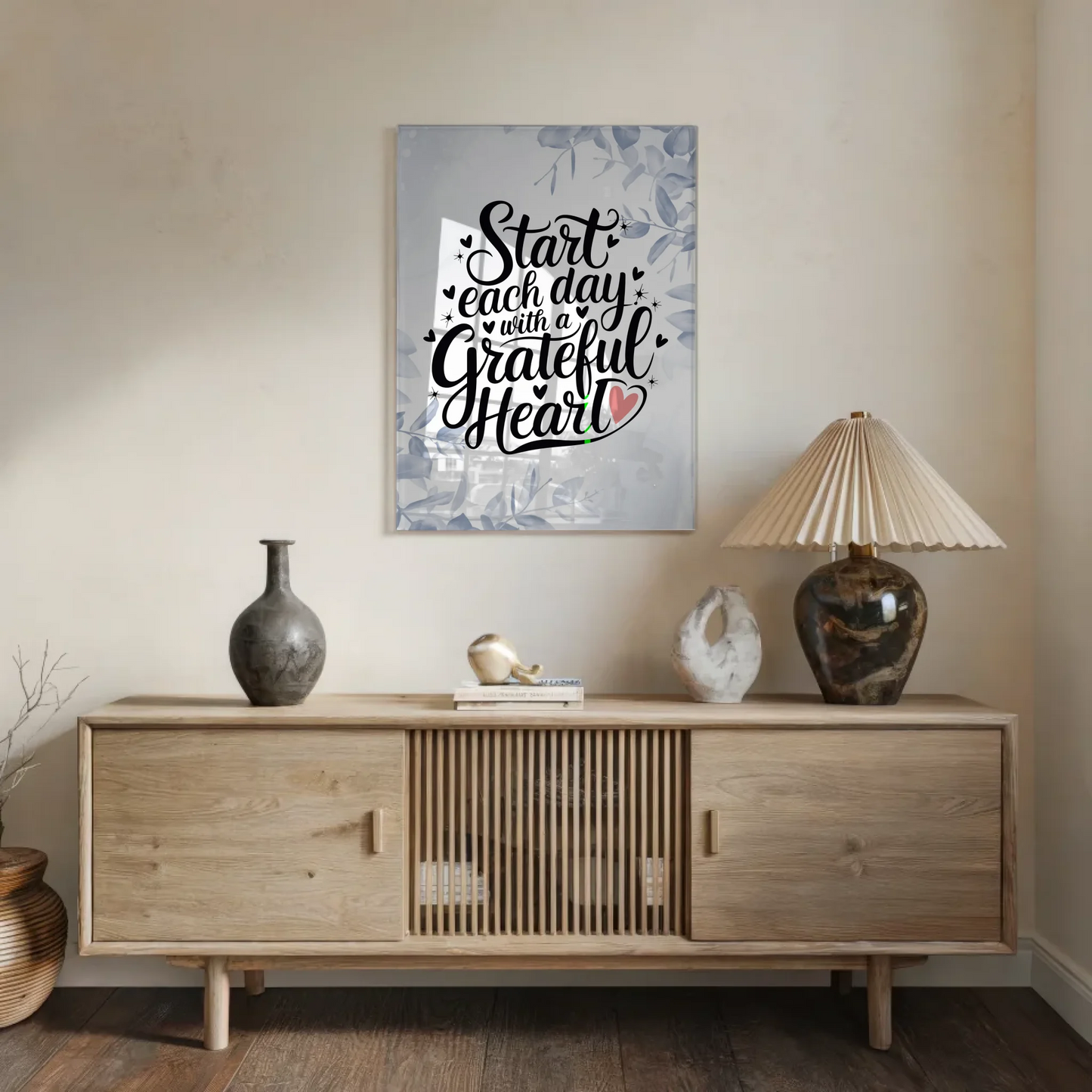 Personalisierte Foto Mit Acrylglas Start Each Day Poster