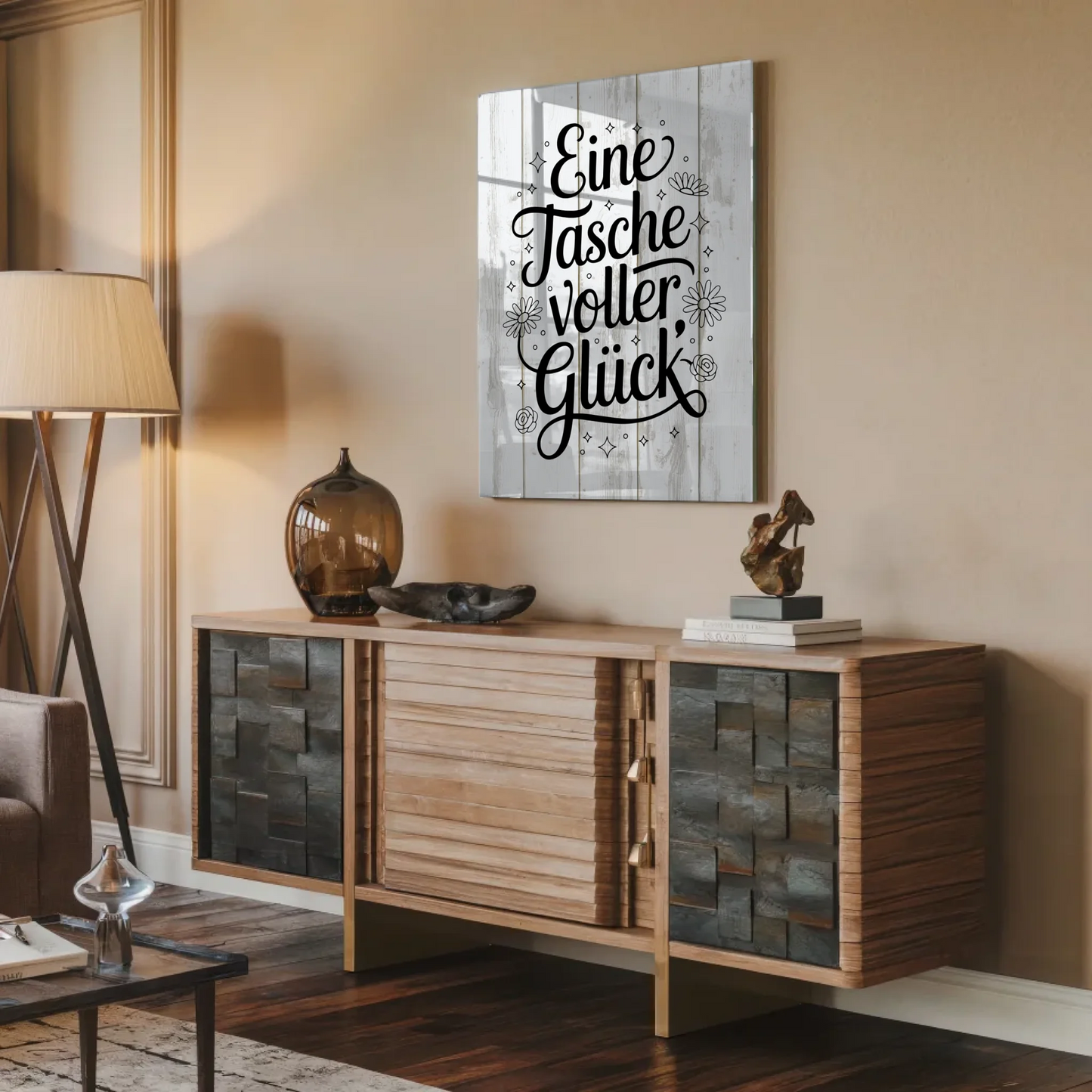 Wandbild Auf Acrylglas Eine Tasche Voller Glück Geschenk