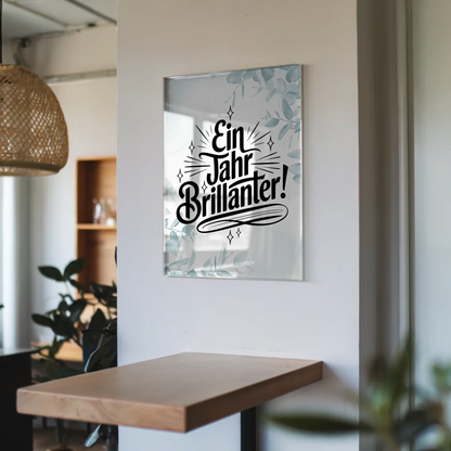 Bild Aus Acrylglas Ein Jahr Brillanter Geschenkideen