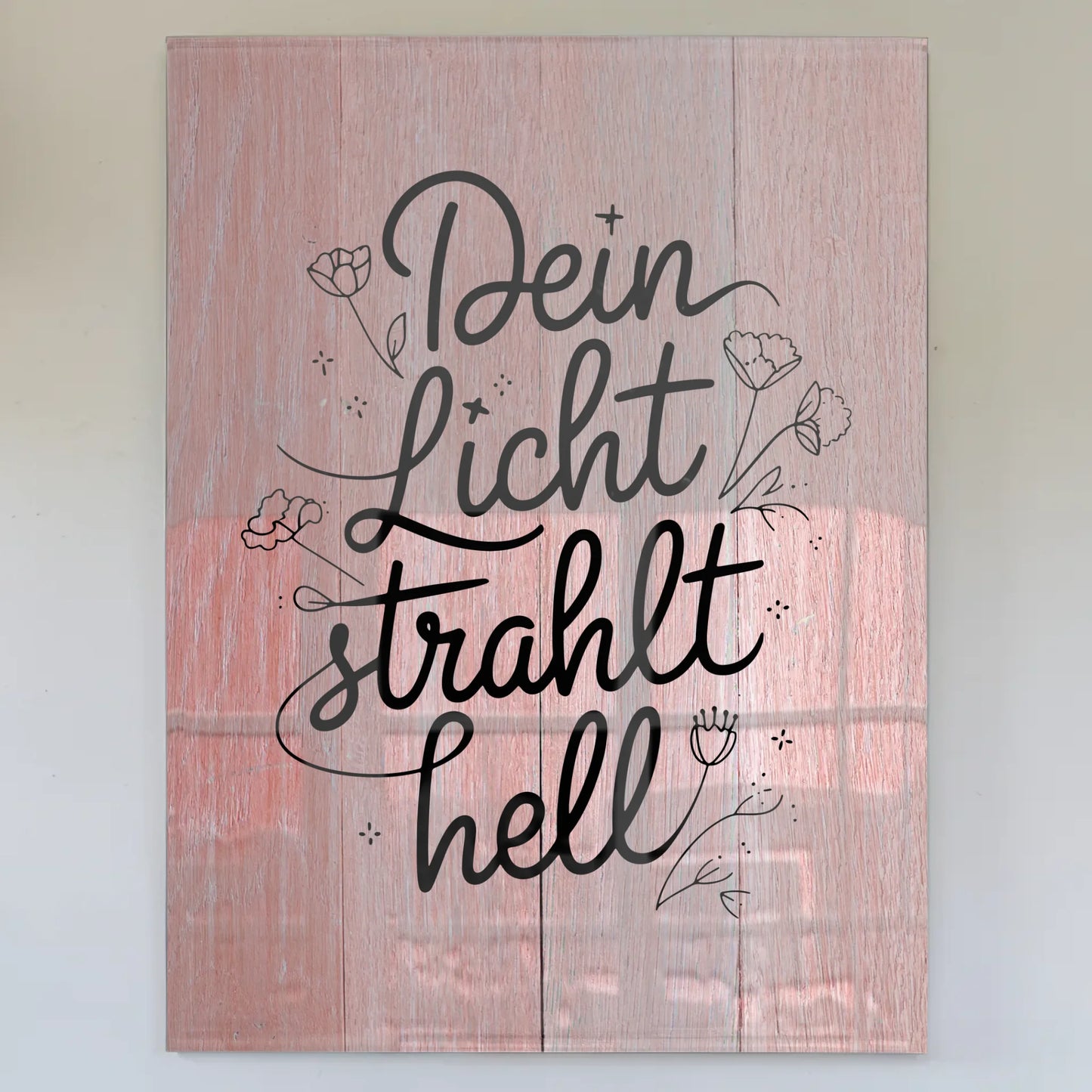 Bild Mit Acrylglas Dein Licht Strahlt Hell Geschenk