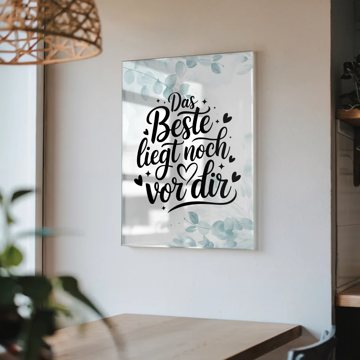 Acrylglas Wandbild Das Beste liegt noch vor dir