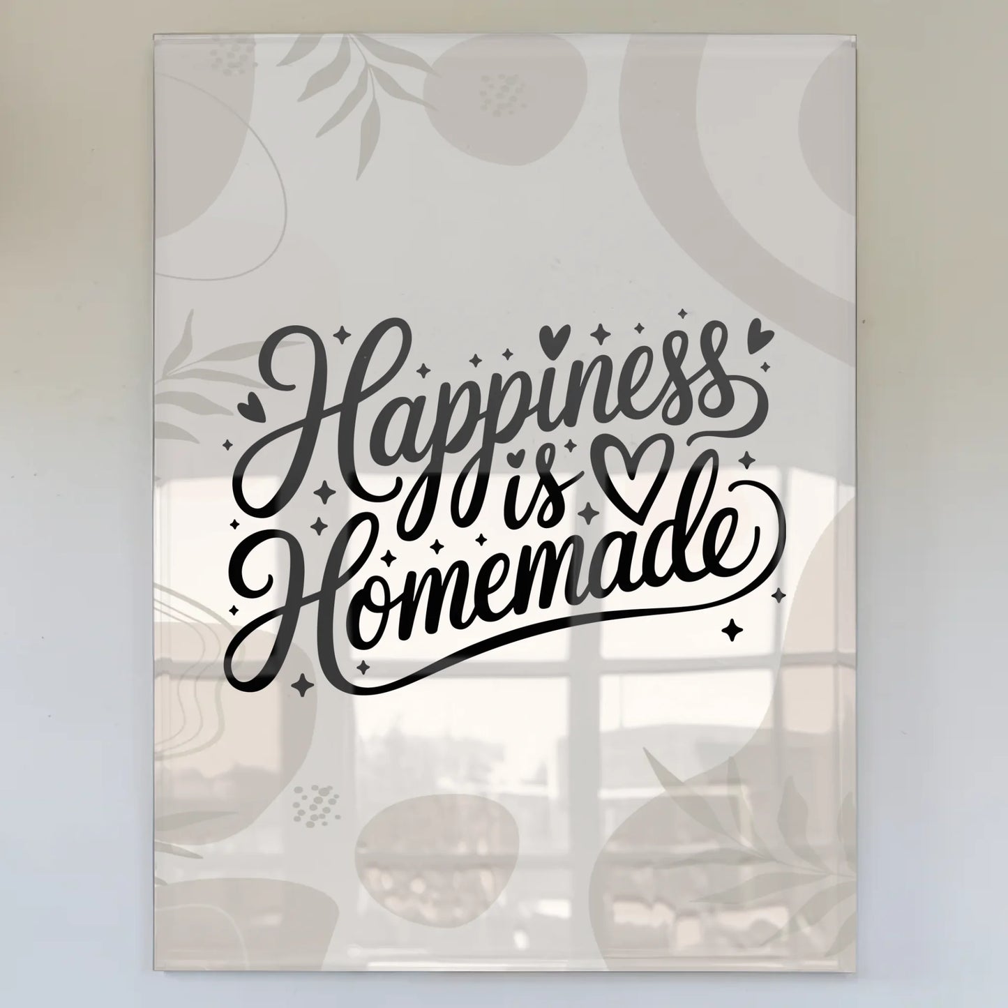 Bild Mit Acrylglas Happiness is Homemade Geschenkidee