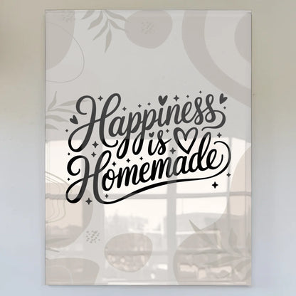 Bild Mit Acrylglas Happiness is Homemade Geschenkidee