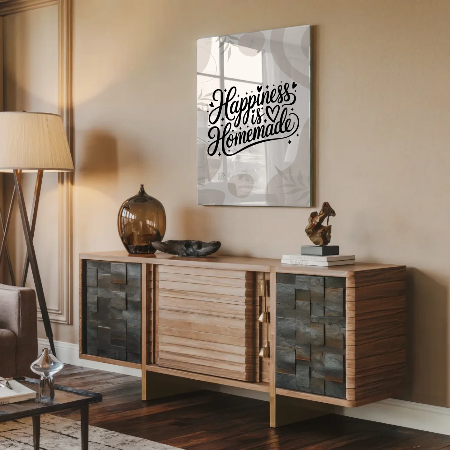 Bild Mit Acrylglas Happiness is Homemade Geschenkidee