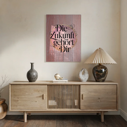 Bild Aus Acrylglas Die Zukunft Gehört Dir Geschenk