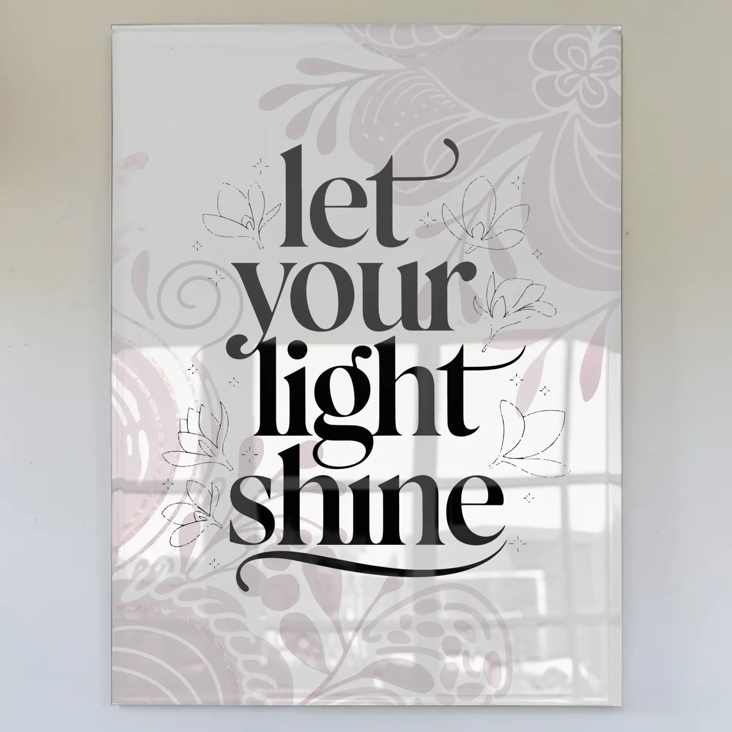 Bild Acrylglas Let Your Light Shine Geschenkideen