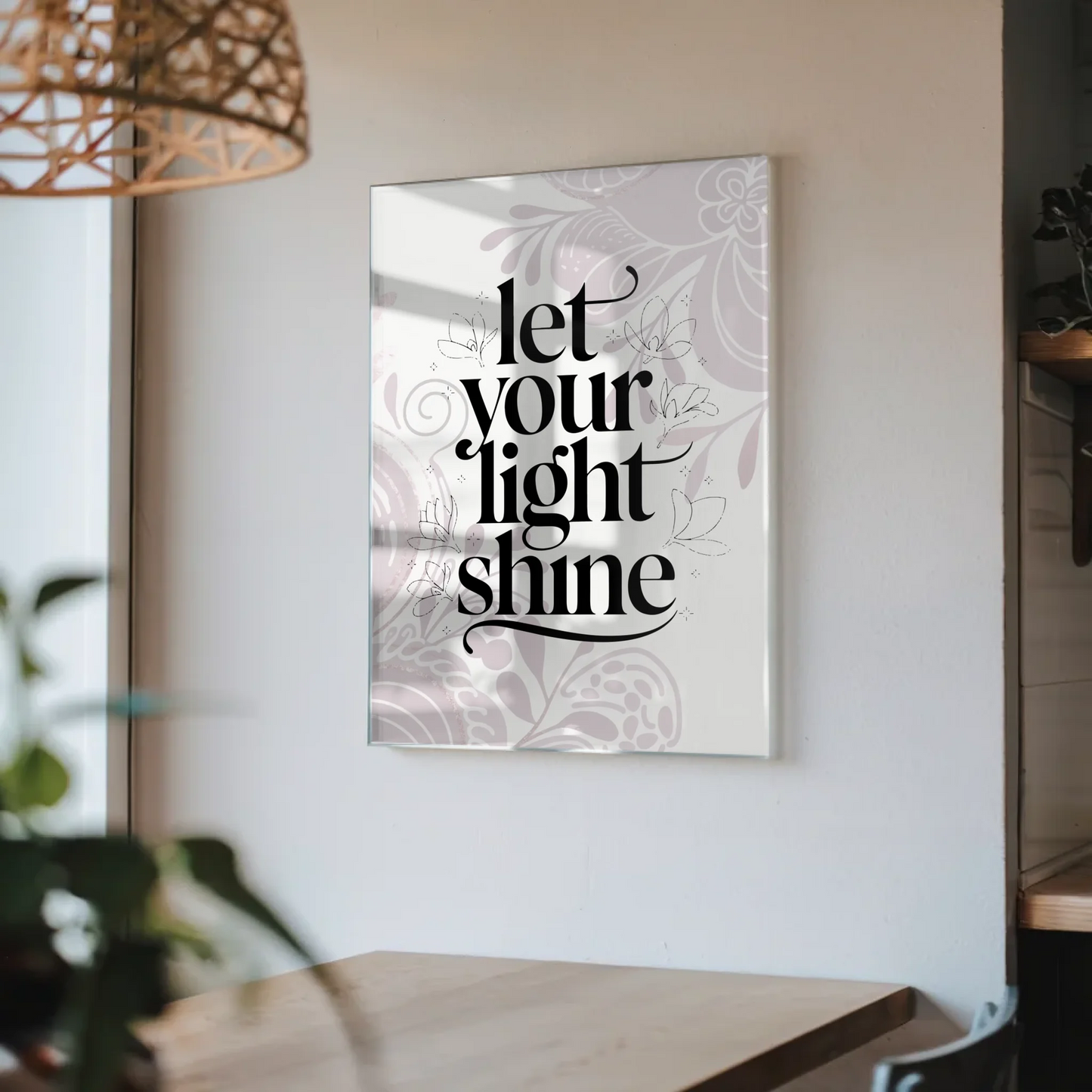 Bild Acrylglas Let Your Light Shine Geschenkideen