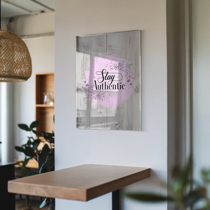 Acrylglas Mit Foto Stay Authentic Personalisierte Geschenke