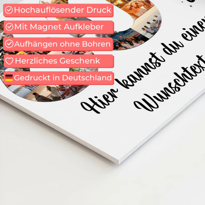 Magnet Poster mit Wunschtext 60 Geburtstag Falten