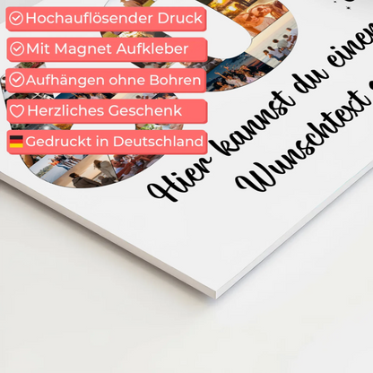Magnet Poster mit Wunschtext 60 Geburtstag Falten