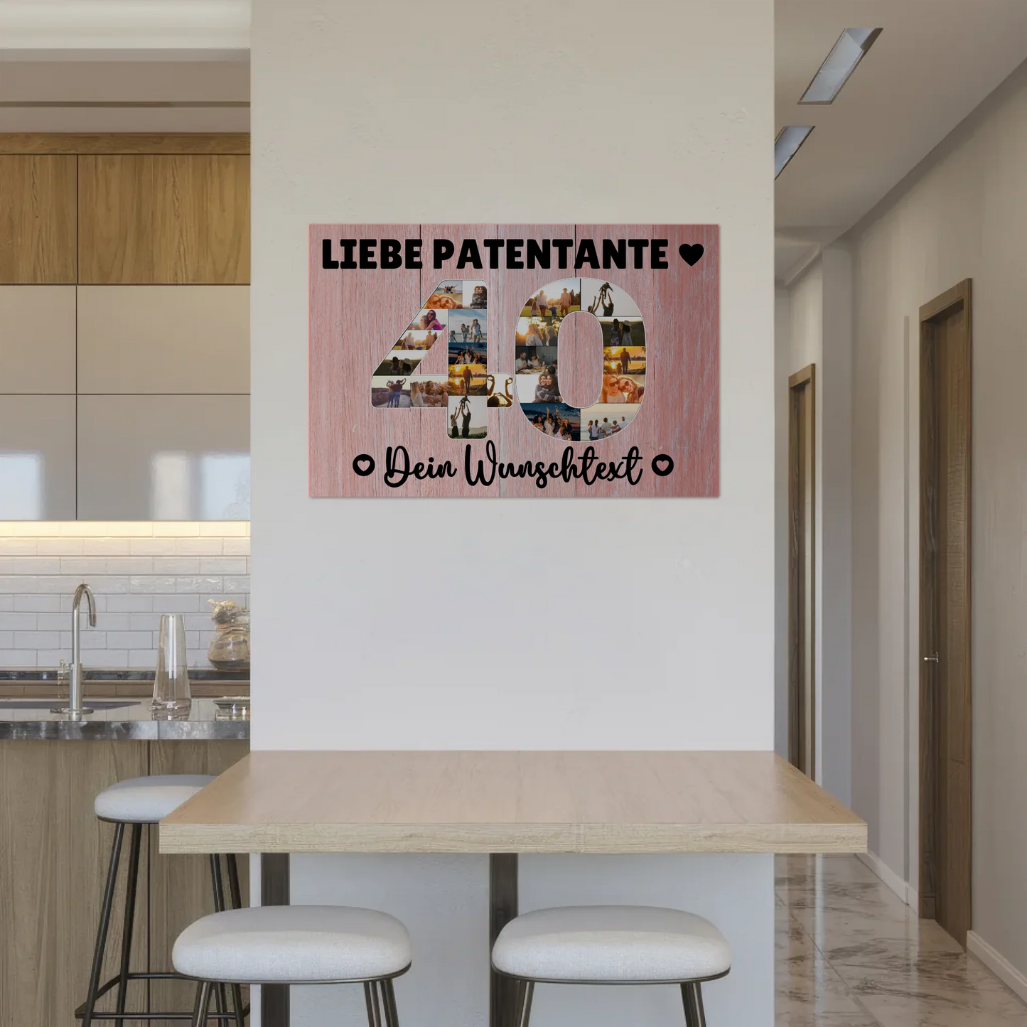 Magnet Poster mit Wunschtext 40 Geburtstag Patentante