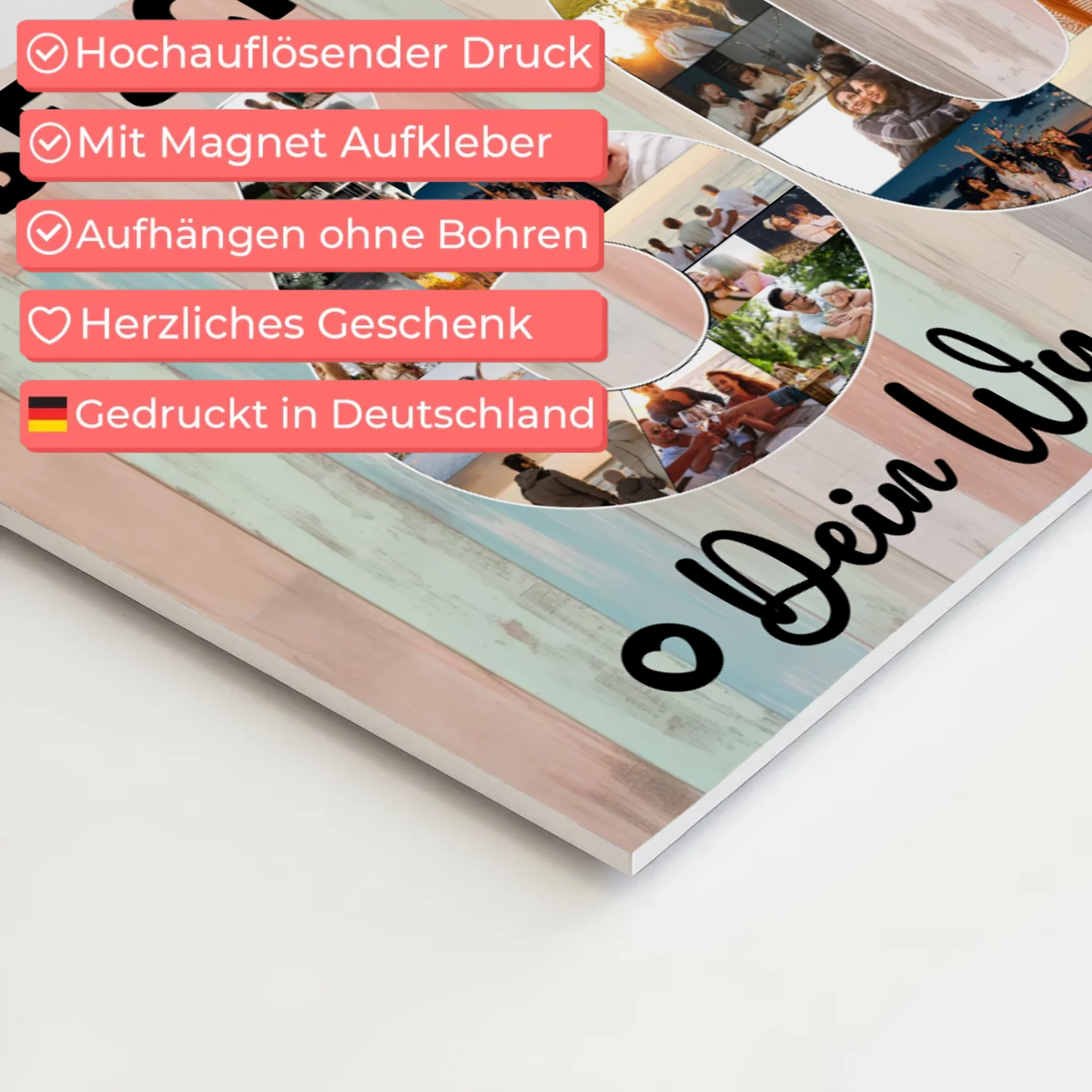 Magnet Poster mit Wunschtext 60 Geburtstag Schwägerin