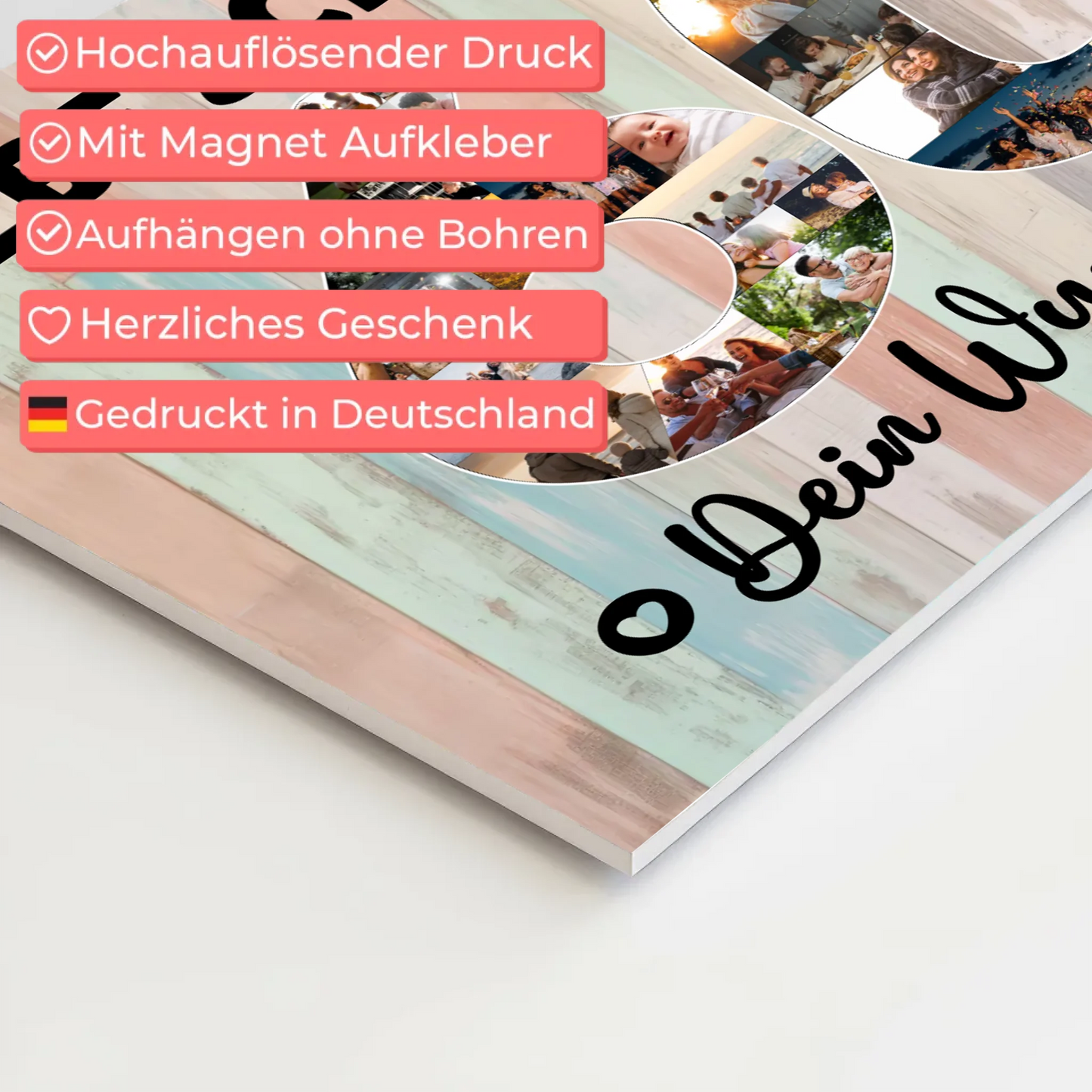 Magnet Poster mit Wunschtext 60 Geburtstag Schwägerin