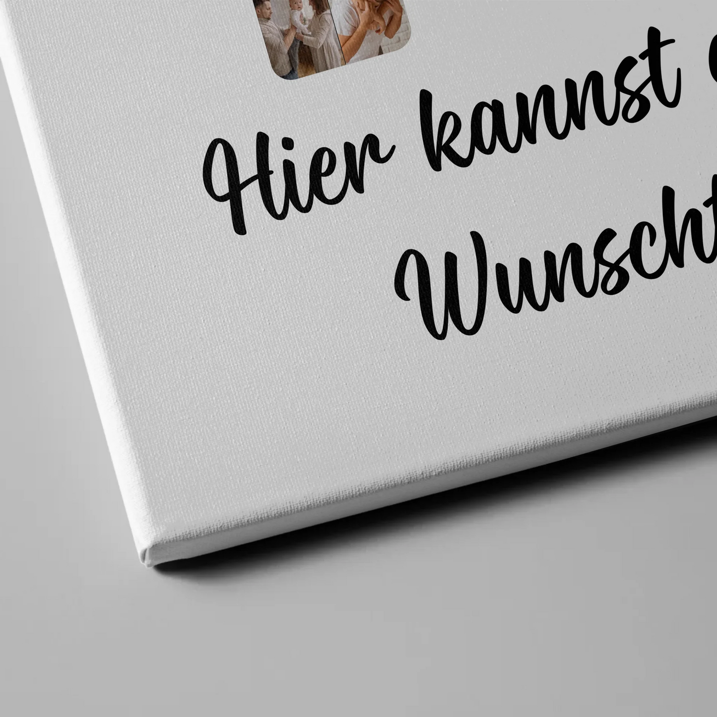 Personalisierte Fotoleinwand mit Wunschtext 18 Geburtstag Alles Gute für Dich