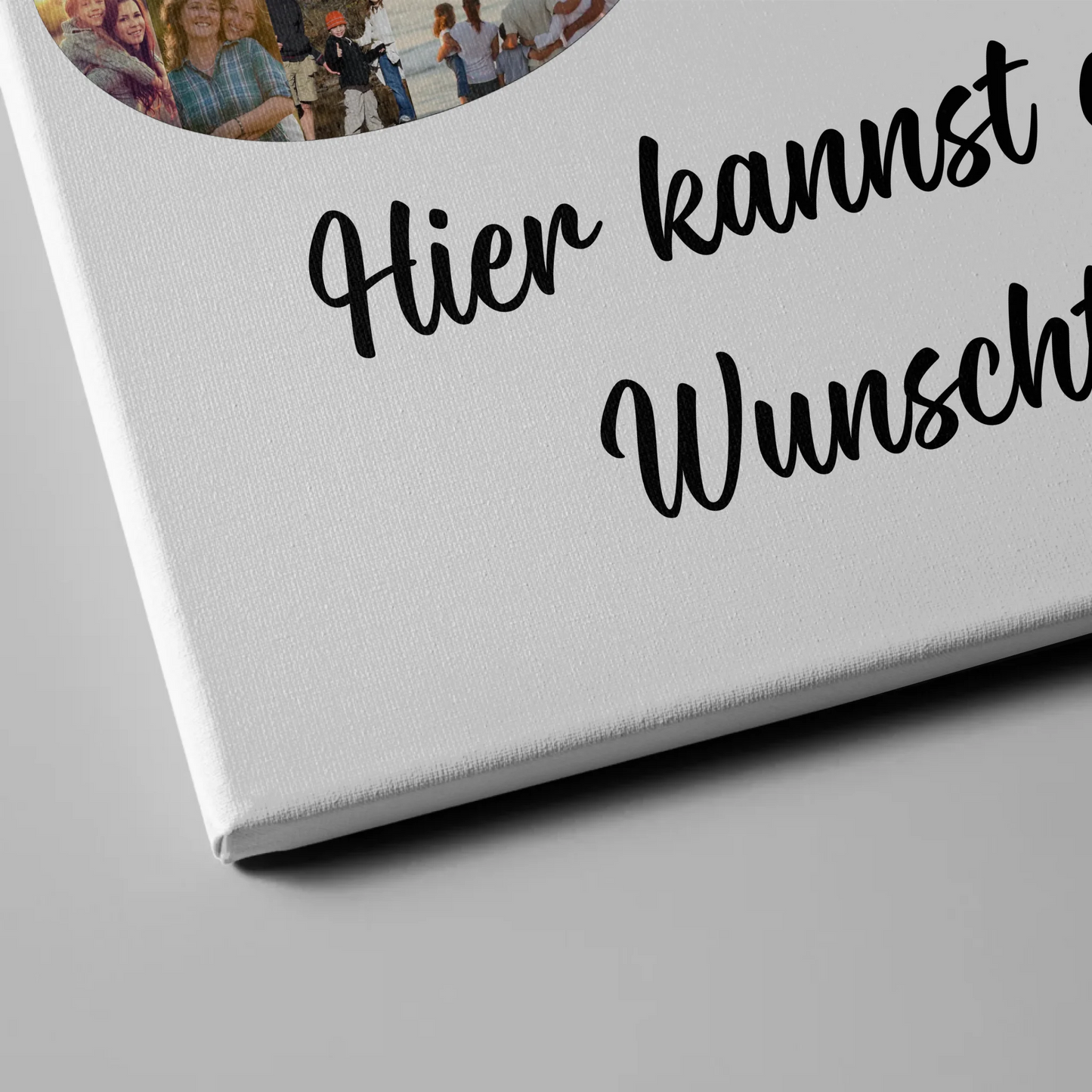 Personalisierte Fotoleinwand Wunschtext 30 Geburtstag Mehr Kuchen