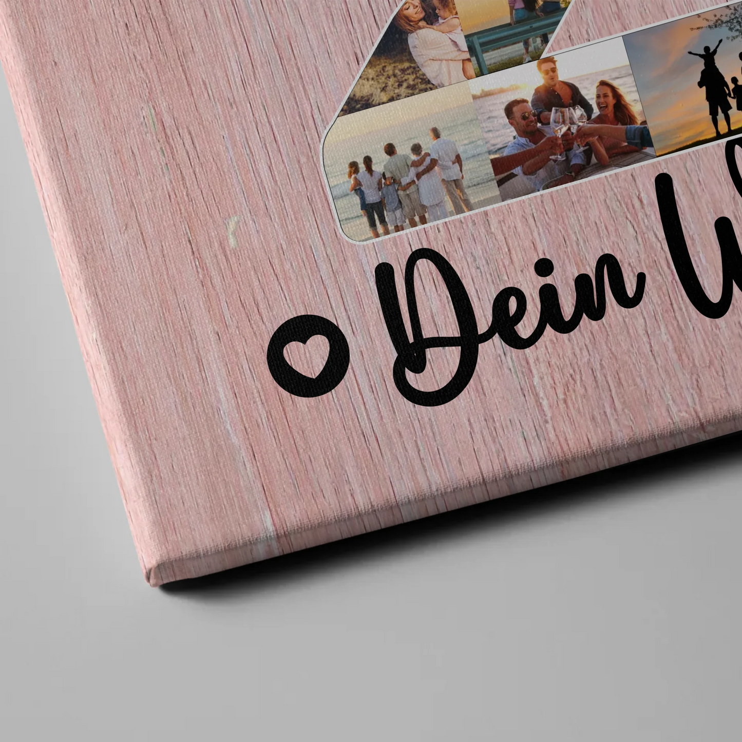 Personalisierte Fotoleinwand Wunschtext 20 Geburtstag Beste Freundin