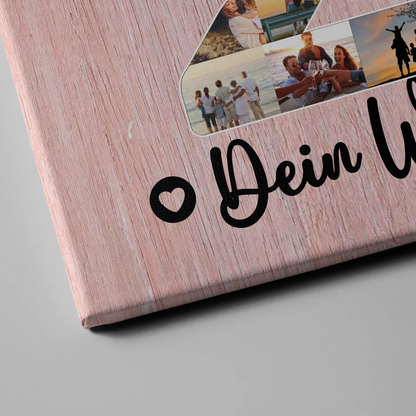 Personalisierte Fotoleinwand Wunschtext 20 Geburtstag Beste Freundin