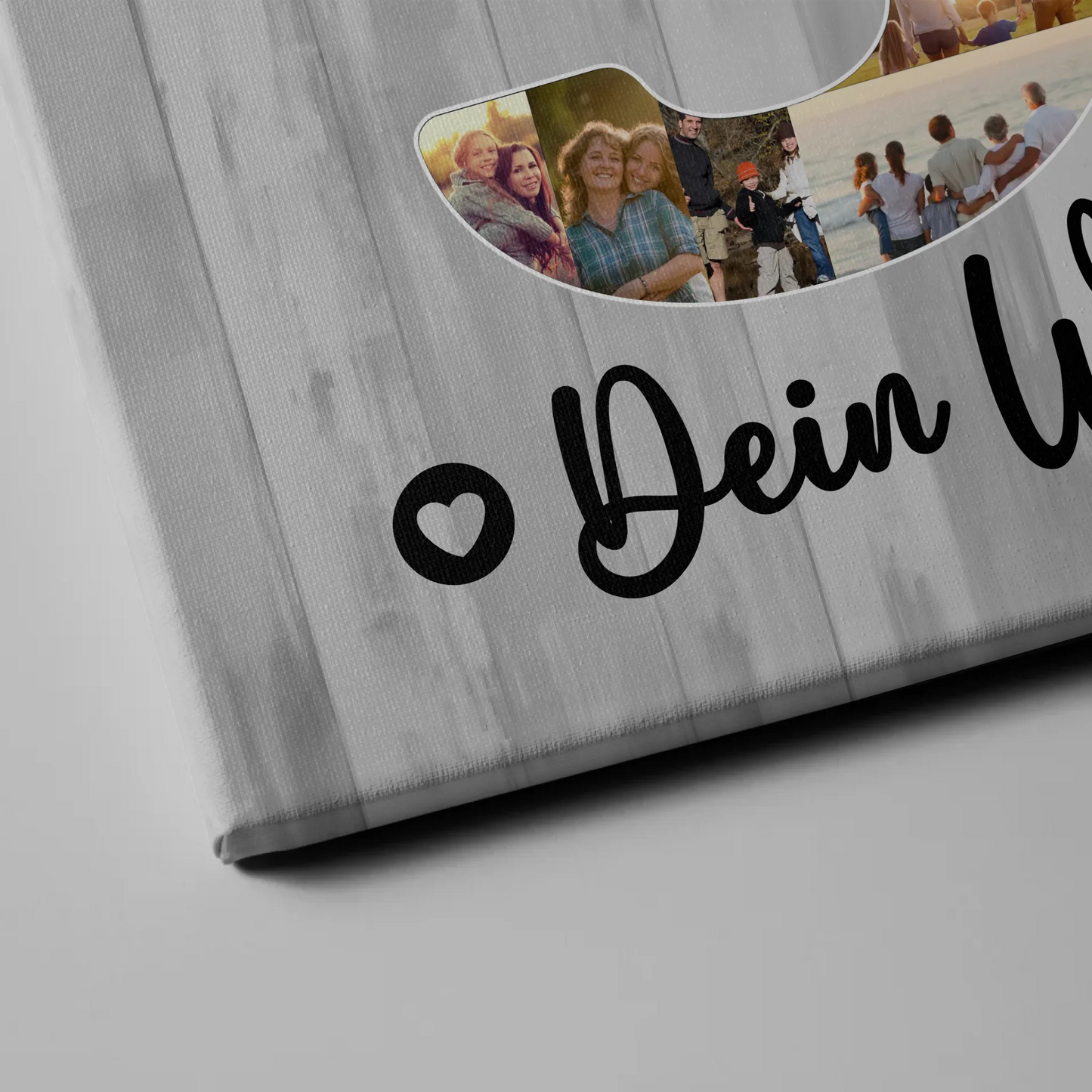 Personalisierte Fotoleinwand mit Wunschtext zum 30 Geburtstag Mama