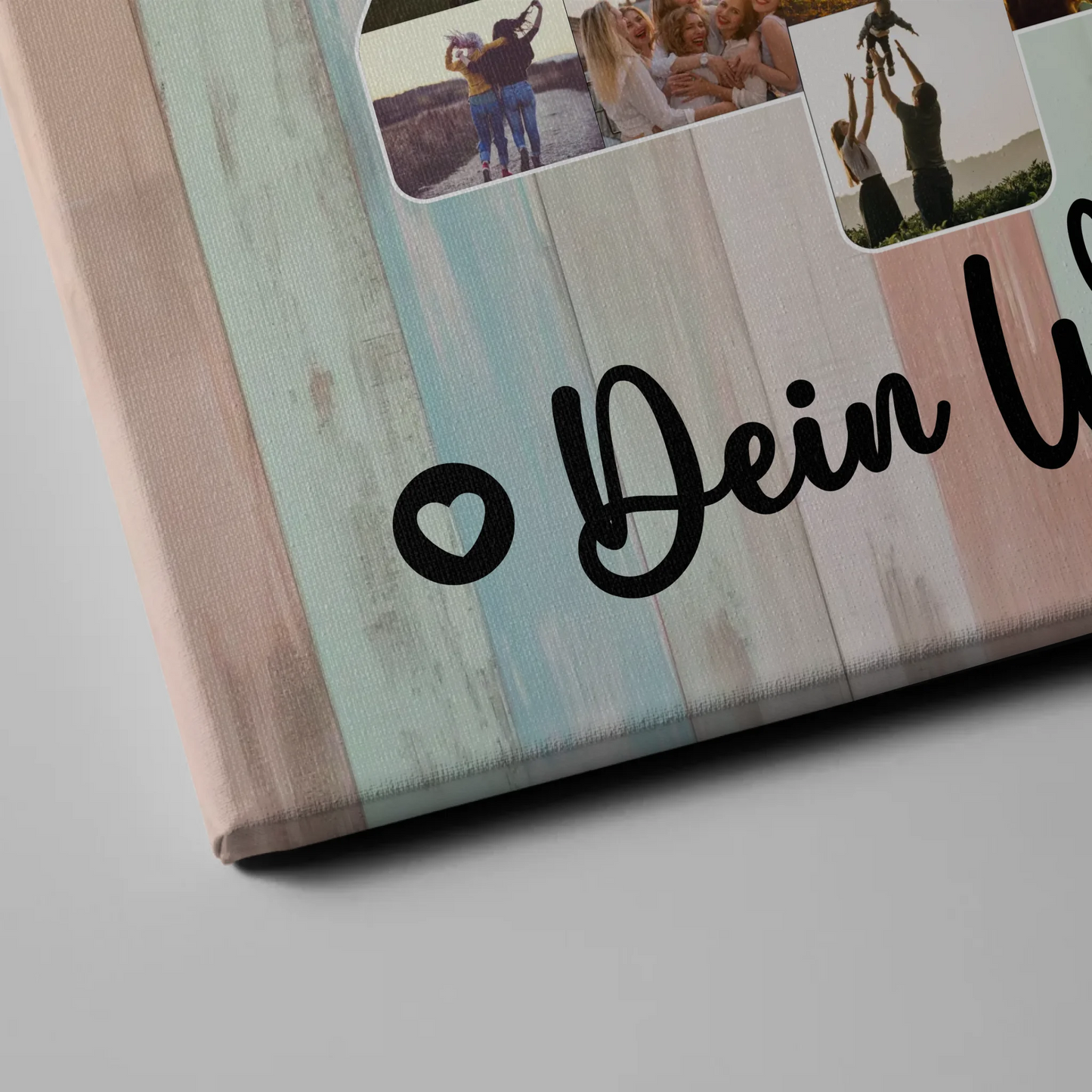 Personalisierte Fotoleinwand mit Wunschtext zum 40 Geburtstag Mama