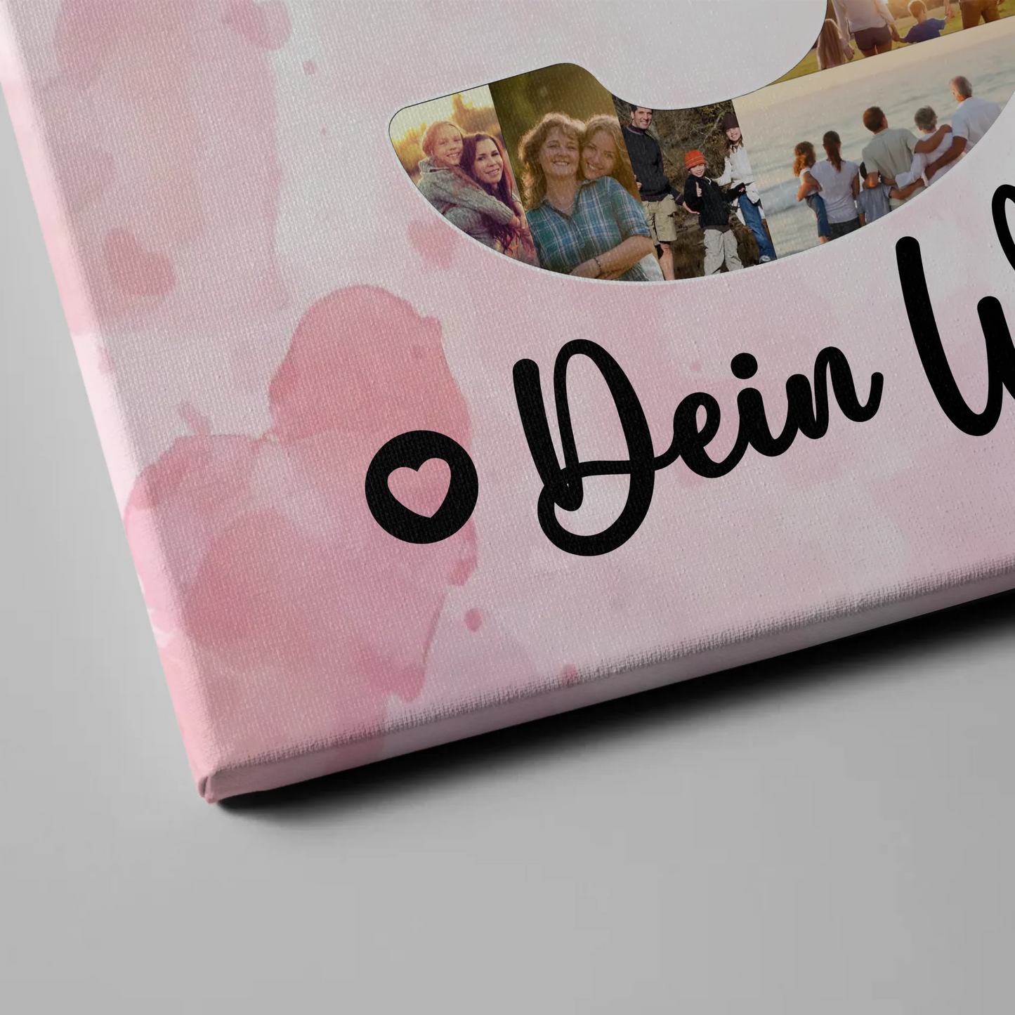 Personalisierte Fotoleinwand mit Wunschtext 30 Geburtstag Schwester