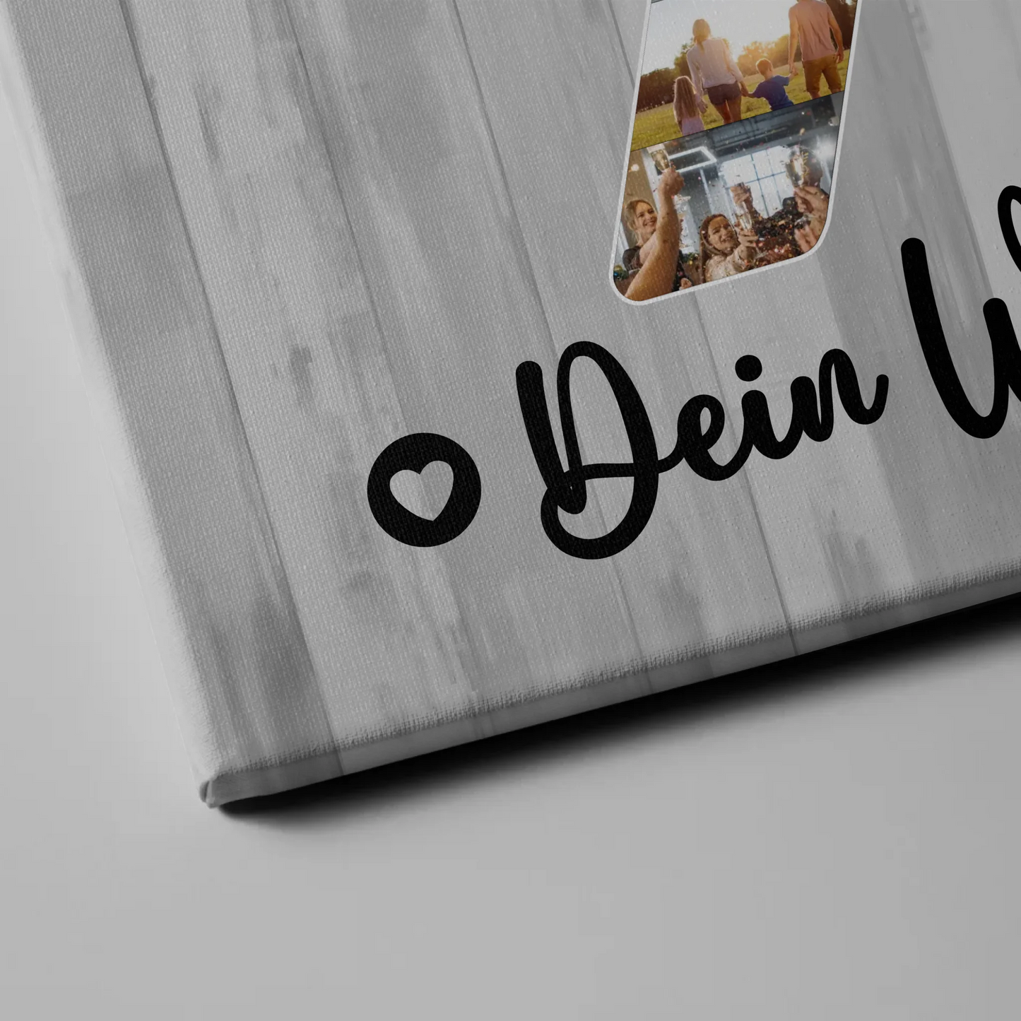 Personalisierte Fotoleinwand mit Wunschtext zum 70 Geburtstag Tante