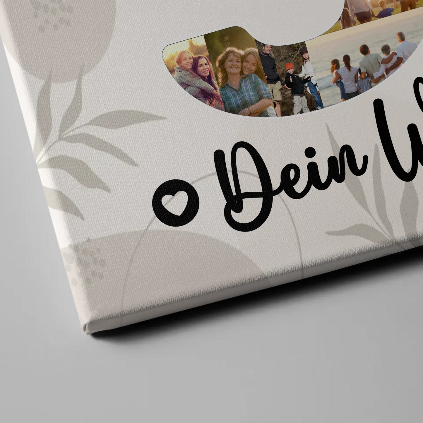 Personalisierte Fotoleinwand Wunschtext 30 Geburtstag Tochter