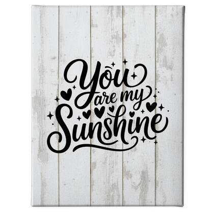 Personalisierte Sprüche Leinwand You are my sunshine Geschenk