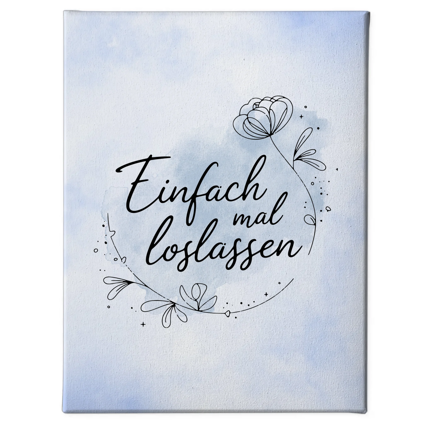 Personalisierte Leinwand Spruch Einfach mal loslassen Geschenke