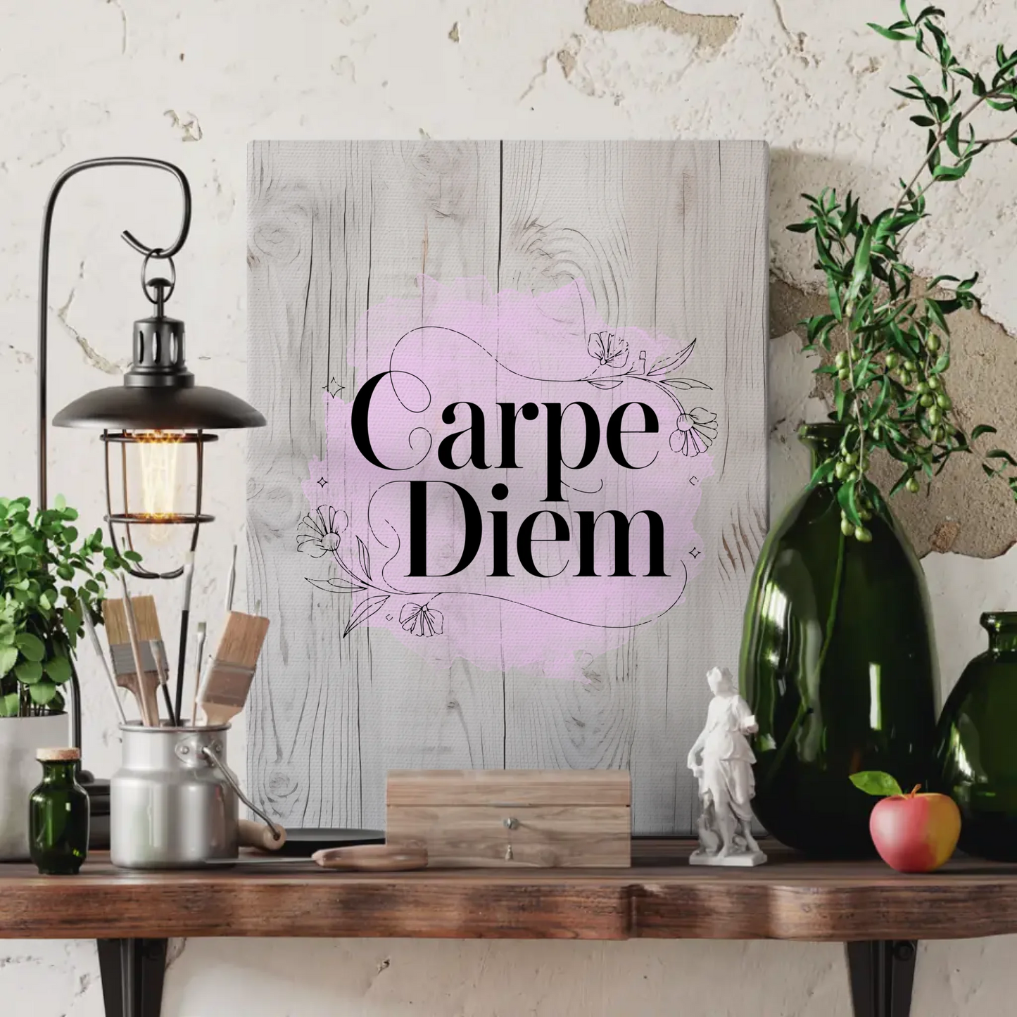 Personalisierte Sprüche Leinwand Carpe Diem Geschenkideen