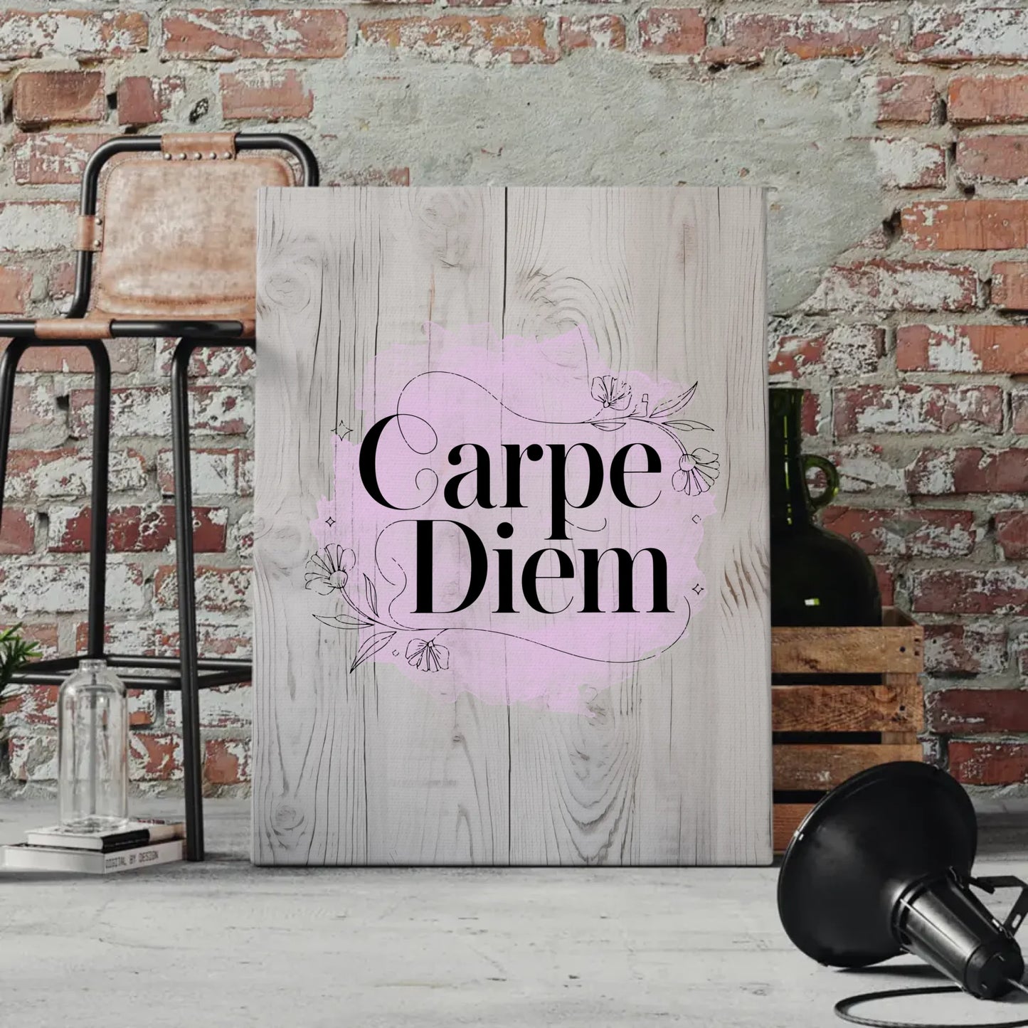 Personalisierte Sprüche Leinwand Carpe Diem Geschenkideen