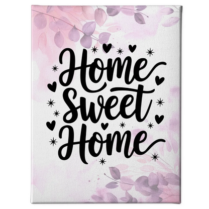 Leinwand Mit Spruch Home sweet home für persönliches Wohnen