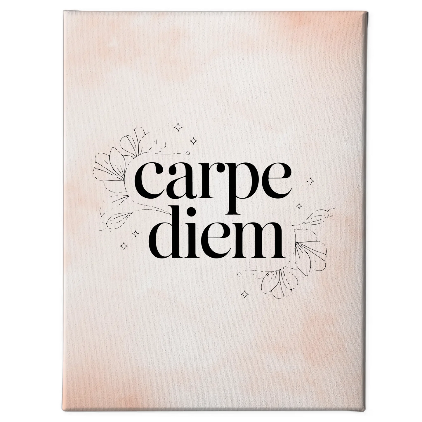 Leinwand Mit Spruch Carpe Diem für persönliche Geschenke