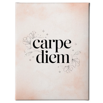 Leinwand Mit Spruch Carpe Diem für persönliche Geschenke