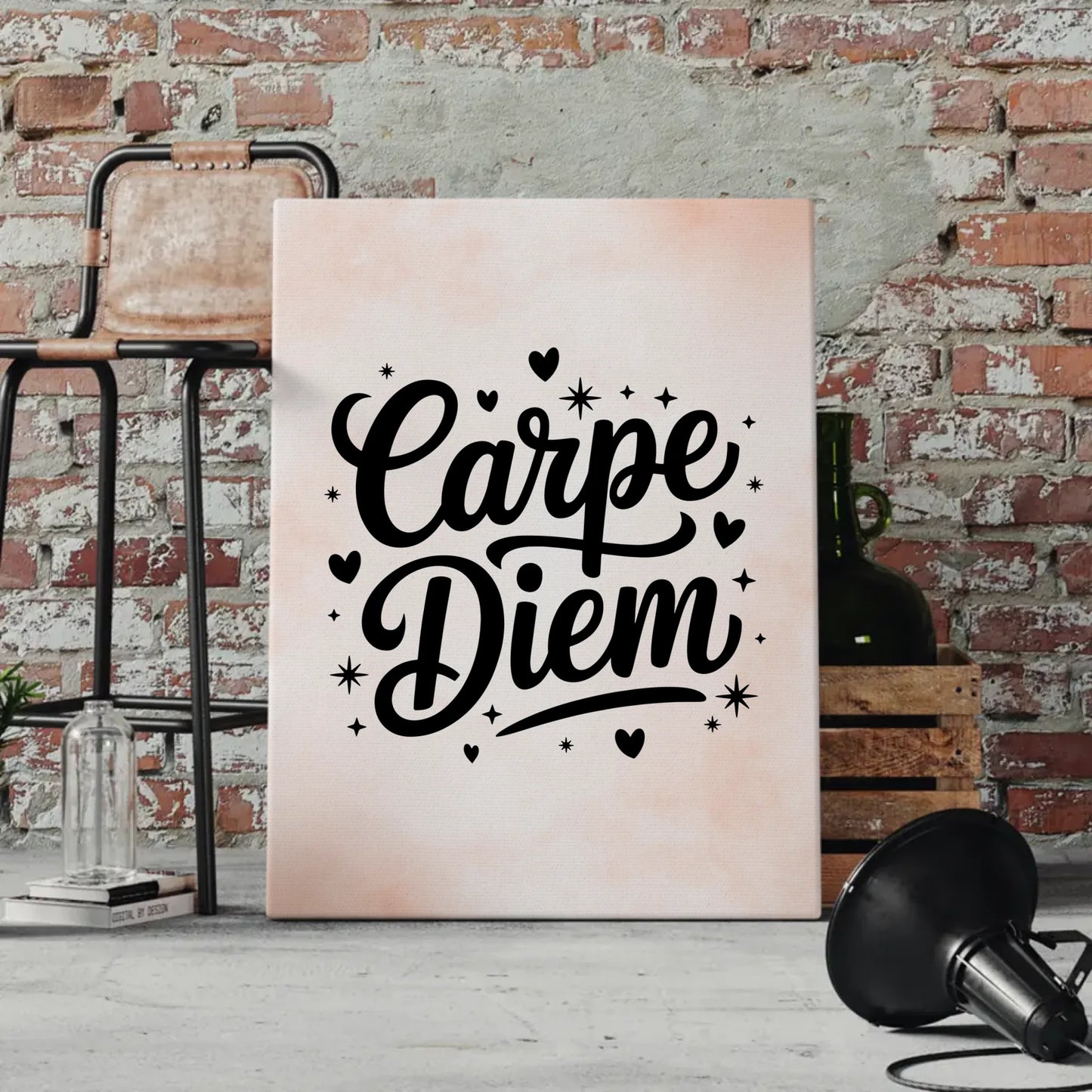 Sprüche Leinwand Carpe Diem personalisierte Geschenke großartig