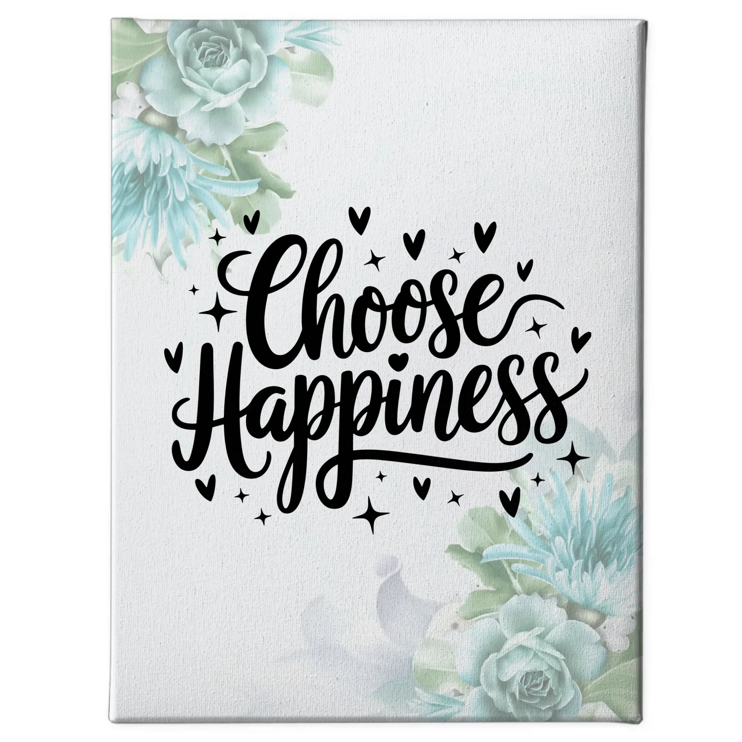 Leinwand Spruch Choose happiness Personalisiertes Geschenk
