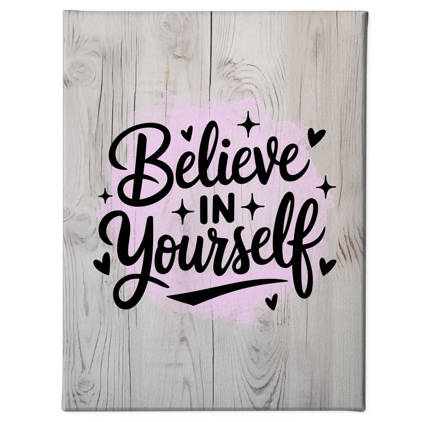 Sprüche Leinwand Believe in yourself personalisierte Geschenke