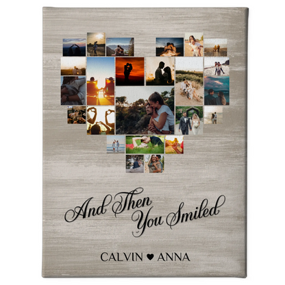 Leinwand Liebe Fotocollage All Of Me Loves All Of You Geschenk