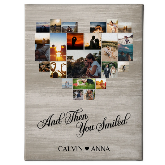 Leinwand Liebe Fotocollage All Of Me Loves All Of You Geschenk