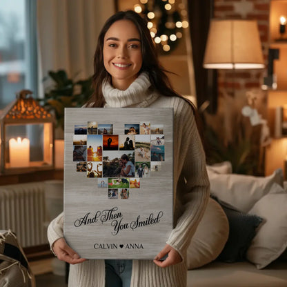 Leinwand Liebe Fotocollage All Of Me Loves All Of You Geschenk