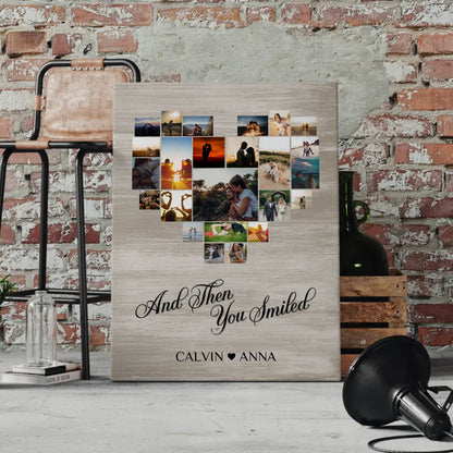 Leinwand Liebe Fotocollage All Of Me Loves All Of You Geschenk