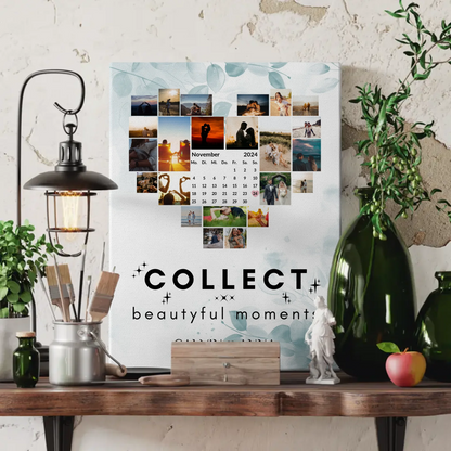 Leinwand Liebe Fotocollage Collect Beautiful Moments Geschenk