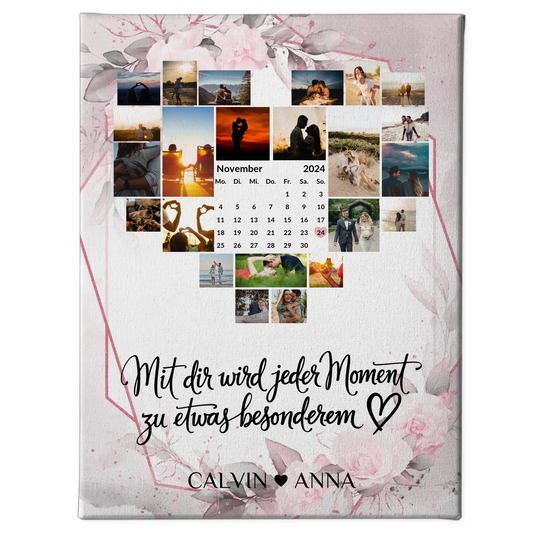 Paar Fotoleinwand Fotocollage für jeden Moment kreativ gestalten